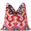 Handmade Geometric Velvet Silk Pillow 20x20