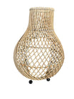 Medium Handwoven Rattan Stand Lampshade | Boho Light UK