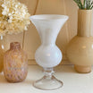 Retro Glass Flower Vase | Vintage Boho Home Decor UK