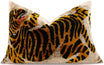 Tiger Velvet Lumbar Pillow 16x24